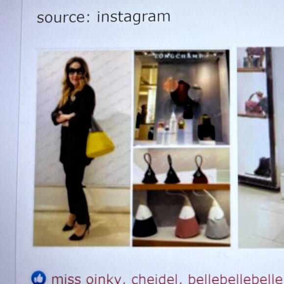 Rare  Longchamp Le Pliage x Nendo Cone Medium  Bag - Picture 2 of 11